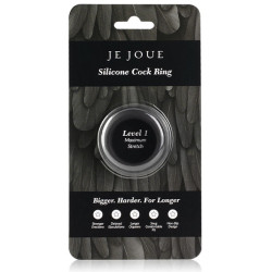 Je Joue - Anneau Pénial En Silicone  Extension Maximale - Noir